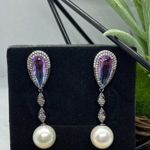 Zirconia Pearl Earring